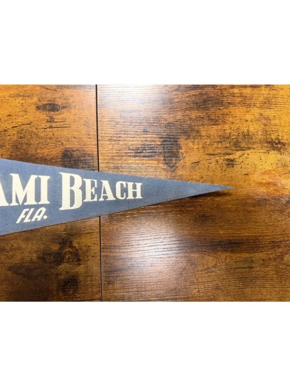 Vintage Miami Beach, Florida pennant